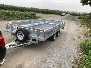 NEW NUGENT 14ft FLAT BED TRAILER         
