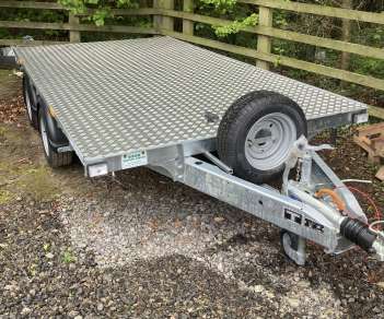 IFOR WILLIAMS 12ft FLAT BED TRAILER   